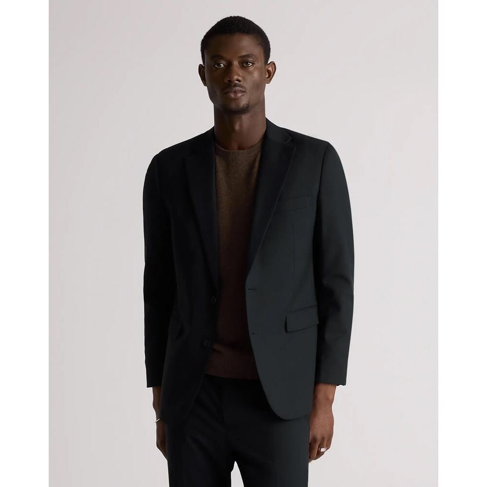 Quince Men's Stretch Wool Blazer Black Size XXL NWT Classic Preppy Office
